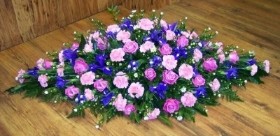 Pink & Blue  Coffin Spray