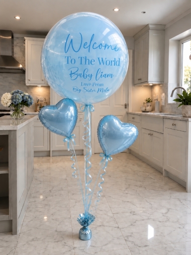 Baby Boy Bubble Balloon