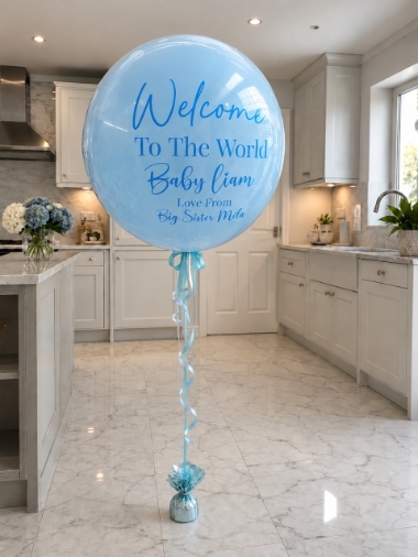 Baby Boy Bubble Balloon